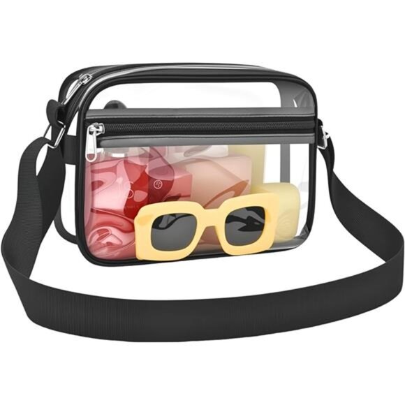 Clear Bag for Stadium Events, Small Clear Purse Suitable for Concert - Picture 1 of 8